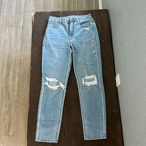 american eagle mom jeans, size 2